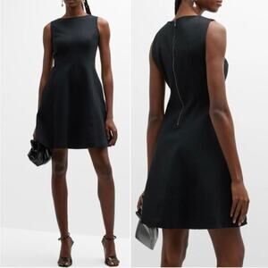 Spanx fit & flare dress with pockets black small NEW small